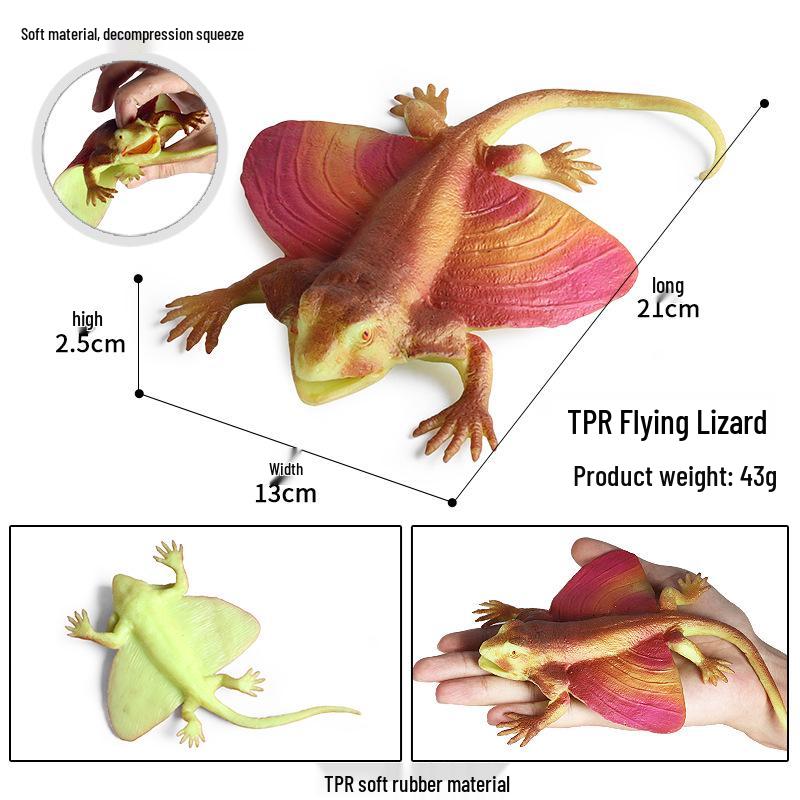 Kids' Marine Animal Model Stress Relief Toy Set: Pufferfish, Octopus, Crab, Shark, Dunkleosteus