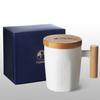 TOMIC Ceramic Mug with Lid and Handle