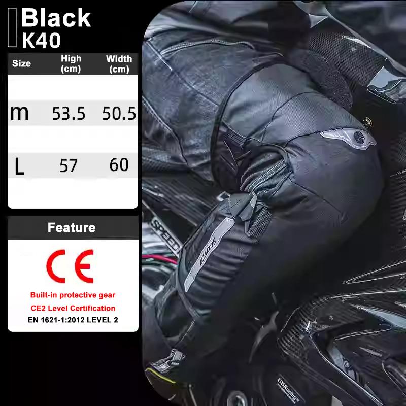 SCOYCO Motorcycle Warm Kneepad Legs Motorbike Riding Windproof Winter Waterproof Scooter Knee Pads CE2 Anti-fall Protective Gear