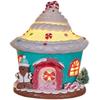 Glowing Ceramic Simulation Christmas House Decoration With LED Lights  Battery Powered Handmade Holiday Gift