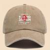 Pc Tokyo Japan City Style Printed Baseball Cap  Unisex Printed Design  Solid Color Minimalist Vintage Curved Brim Dad Hat  A