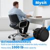 MySit Office Chair or Stool Caster Wheels with Brake 11x22mm Replacement Heavy Duty Easy tallation Universal Fit Mute PU Casters for Hardwood Floors
