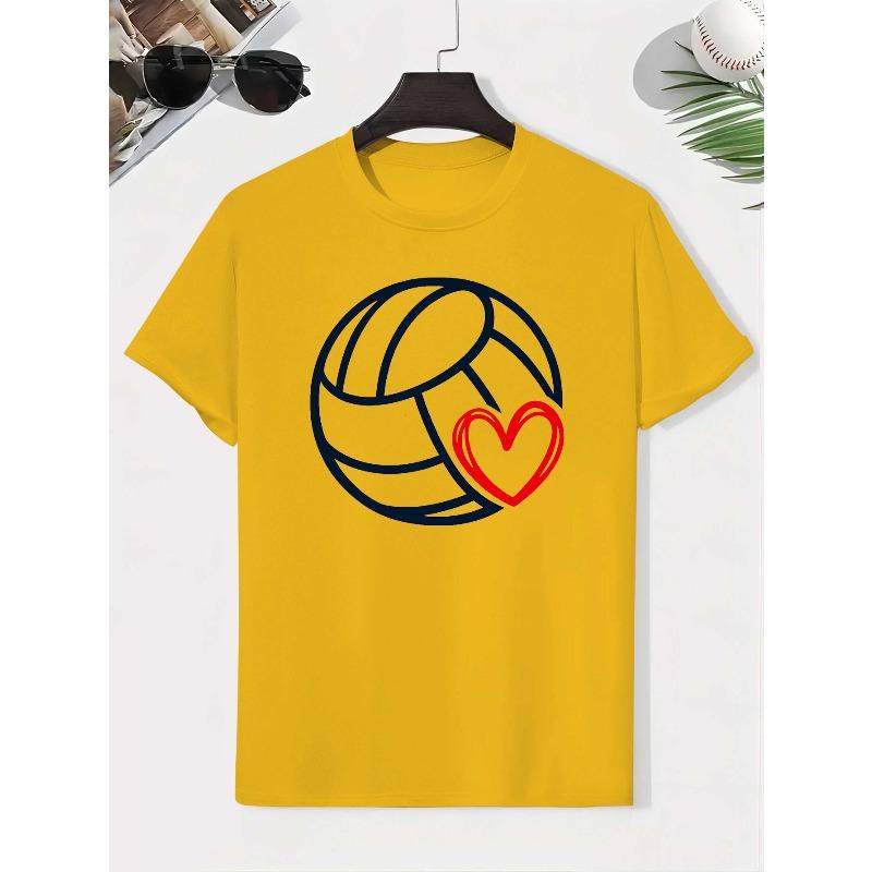 European sizes Bleach Cloth Heart Globe Cotton Boys T-Shirt Boys Creative T-Shirt, Casual Lightweight Comfortable Short Sleeve Top, Summer Clothing