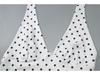 2025 Sommer Trendiges Damen Rückenfreies Neckholder Polka Dot Top