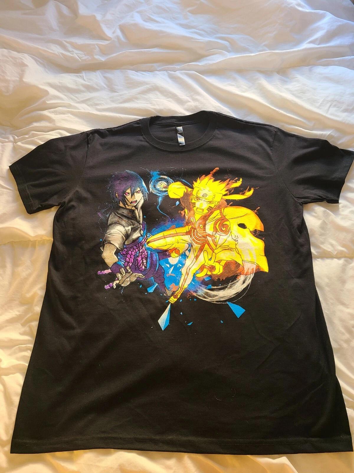 

naruto shippuden vintage bootleg style t shirt anime rap tee size xl akira 4XL
