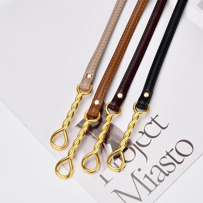 New Genuine Leather Belt for Women, Versatile Dress for Women, Decorative Windbreaker Jacket, Small Waist Chain Knotted Thin Belt