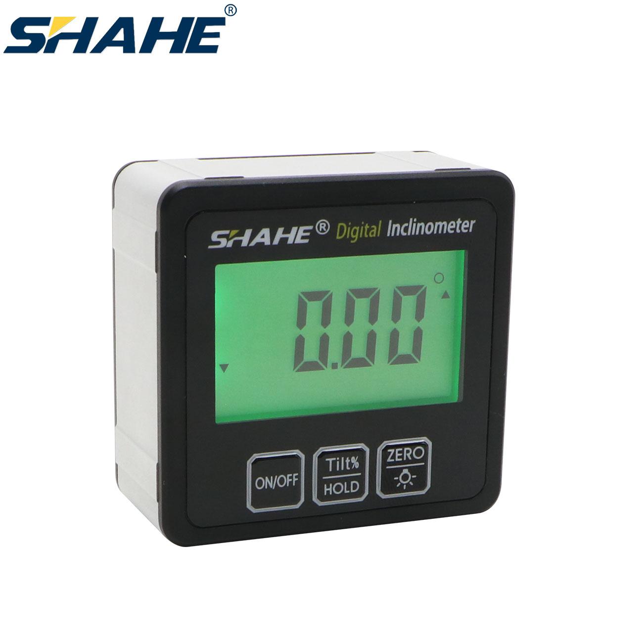 SHAHE Electronic Protractor Inclinometer Bevel Box Angle Finder Digital Inclinometer With Backlight Angle Measurement SHAHE-5517-90