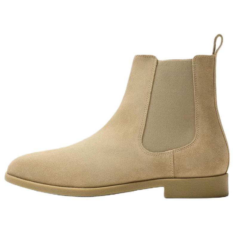 

Zara Кожаные слипоны Модные ботинки челси Мужские ботинки Песочно-коричневые 2015620107 39