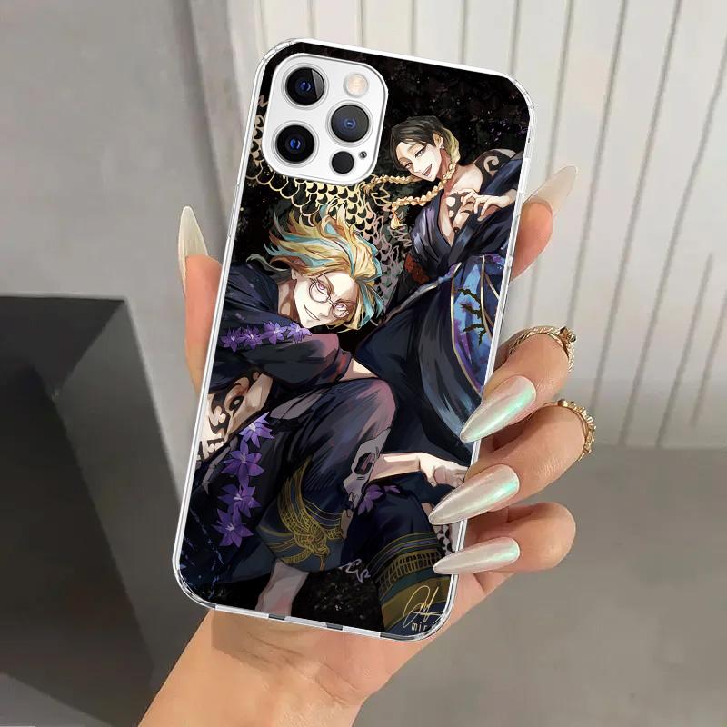 

Чехол для телефона Ran Haitani Rindou Tokyo Aevengers для Iphone 17 Air 16 15 Plus 14 13 Mini 12 11 Pro Max 16E 7 8 SE 2020 Мягкий Funda P iPhone 17 Pro