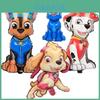 Set vibrant de baloane Paw cu Marshall, Chase și Skye pentru sărbători de ziua de naștere memorabile