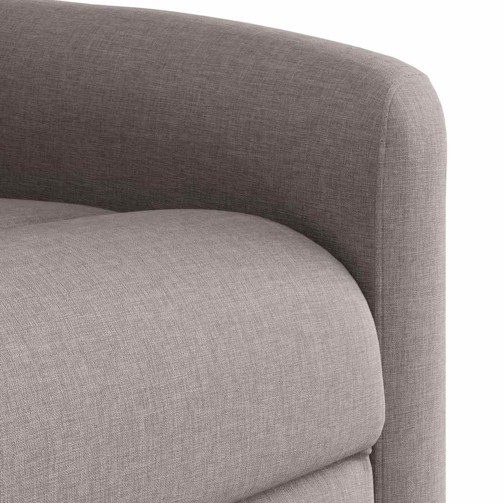 Recliner with Rising Function Taupe Fabric
