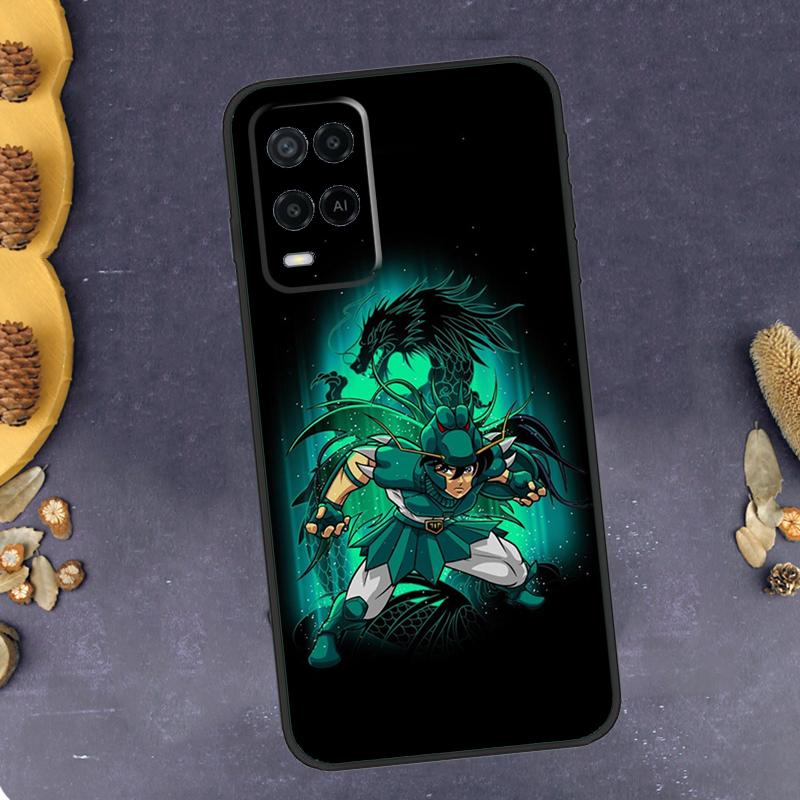 Saint Seiya Shiryu Phone Case For Oppo A78 A38 A58 A74 A15 A80 A60 A40 A94 A54 A98 A18 A16 A76 A96 A17 A77 A57S