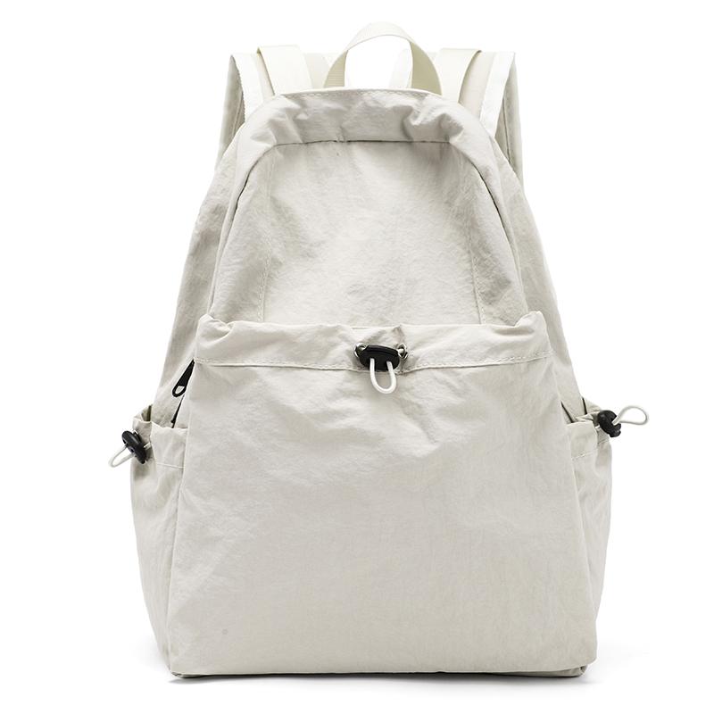 Korean-style Large-capacity Nylon Fabric Double-shoulder Bag for Women - Ins Lightweight Casual Commuting Backpack, Simple Schoo