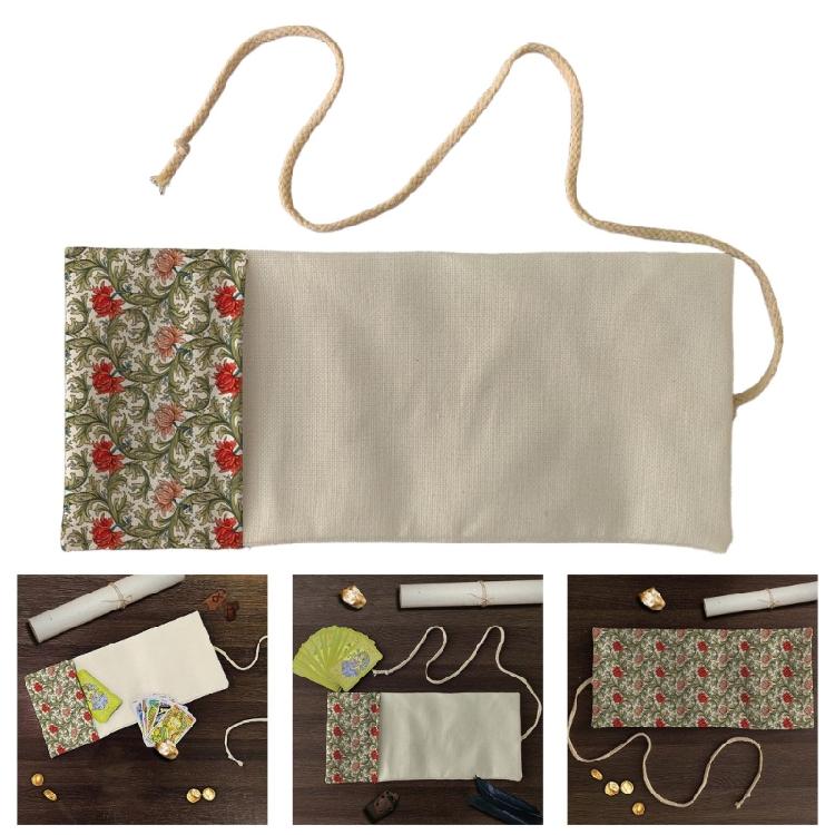Game Card Gift Bag Multipurpose Rolls Up Card Carriers Pouches Divinations Tarots Bag Game Cards Stored Bag Card Sleeve