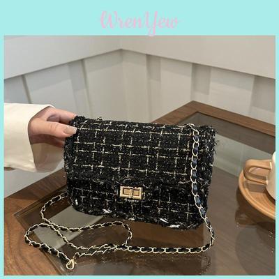 Womens Fashion Small Square Bag With Chain Strap For Daily Use