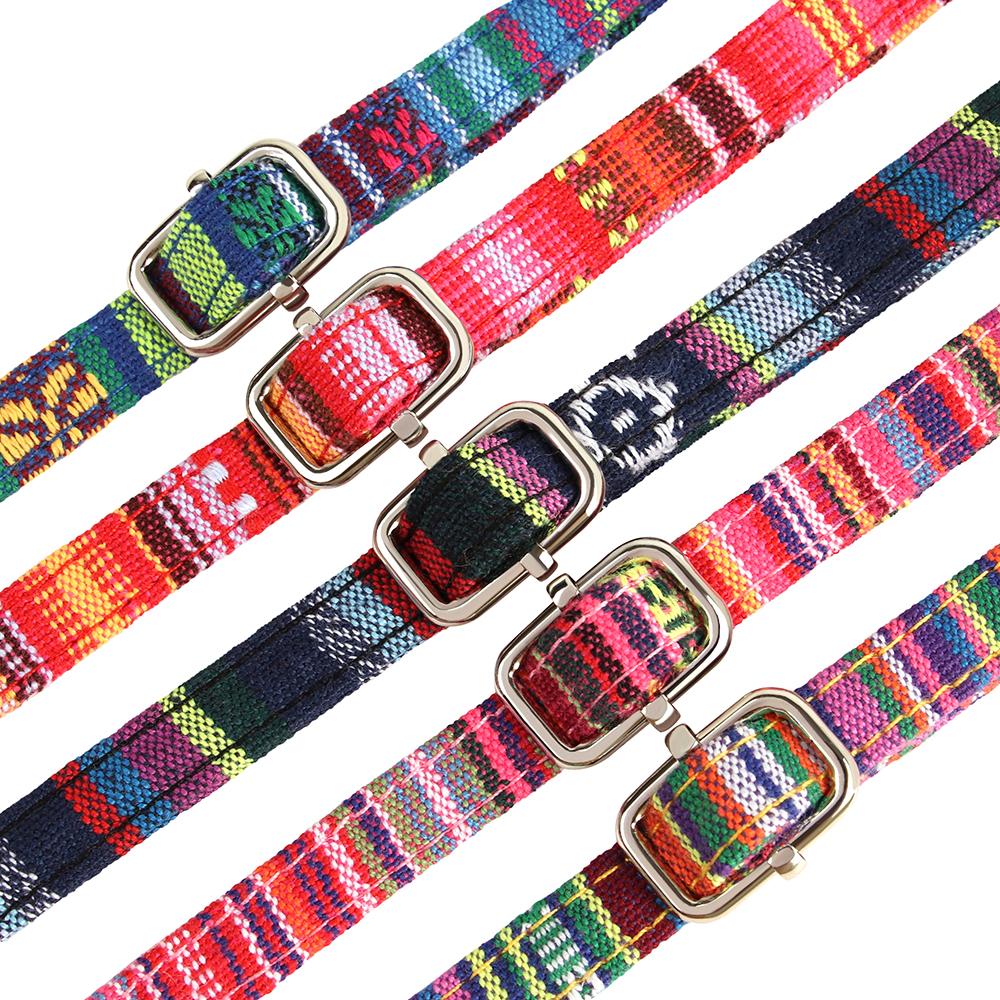 Custom Nylon Cat Collar Quick Release Small Dog Cats Collars Adjustable Pet Kitten Necklace With Bell Safety Breakaway For Cats