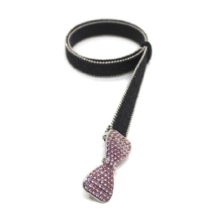 Rhinestones Belt Decorative Waist Belt Glitter Leathers Belts for Womens Jeans