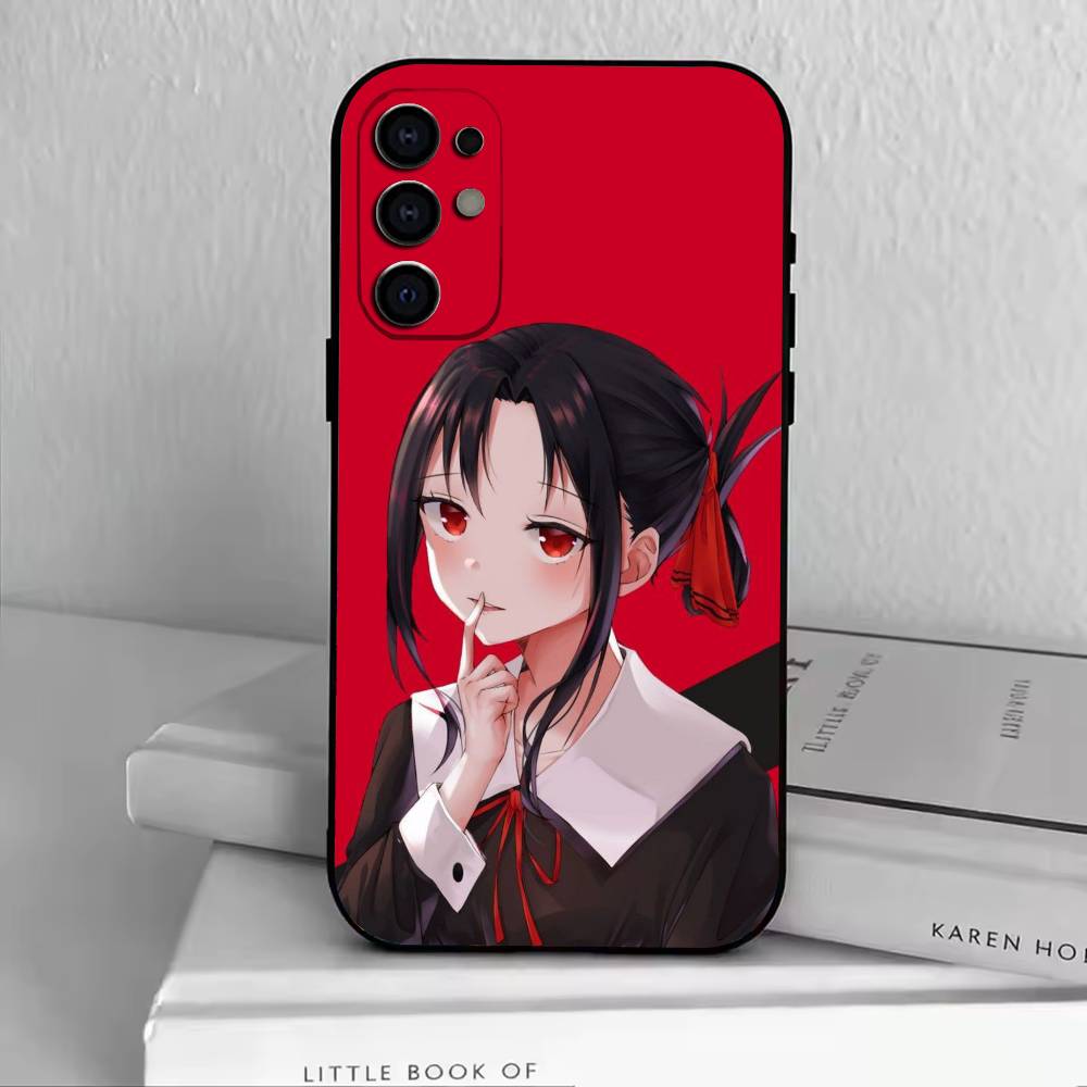 Love Kaguya-sama Phone Case For Samsung S25,S24,S21,S22,S23,S30,Ultra,S20,Plus,Fe,Lite,Note,10,Black Cover