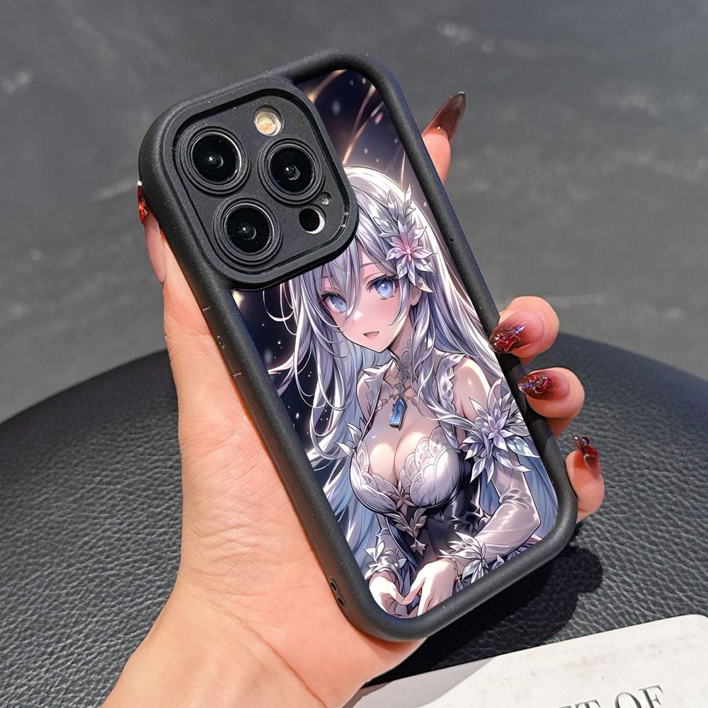 Date a Live Mio Takamiya Phone Case for iPhone 17 16 15 14 13 12 11 Air Pro Max Plus Thicken TPU Colorful Cover Cover Pretty