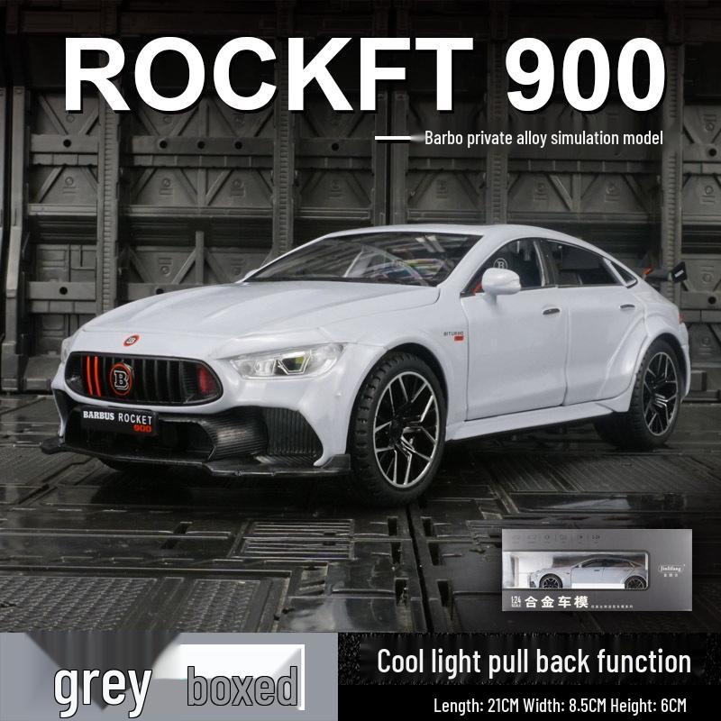 

Jinlifang Brabus GT900 Модель автомобиля из сплава с 6 открывающимися дверями, звуковыми и световыми эффектами серый