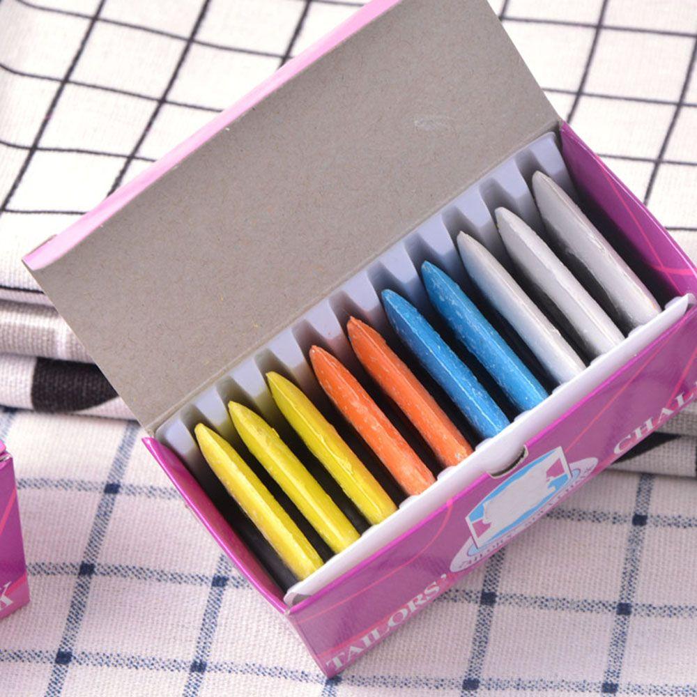 

10 шт. DIY красочные лоскутные портные портные стираемая швейная ткань мел