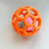 TPR Gumový dutý míček hračka pro mazlíčky s vánočním zvonkem pro štěňata a kočky