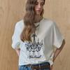 Maxza Cubic Chandelier Embroidery Loose FiT T shirT ze06qT008na