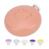 Electric Baby Nail Trimmer Nail File Tool Set Nail Clipper for Infant Baby with 6 Grinding Heads Orange