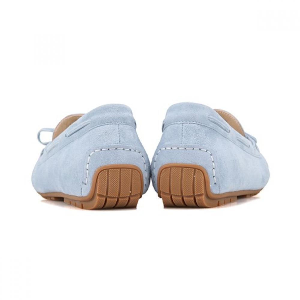 BARBARA Leather Suede Driving Women S Loafer Bbj123bl