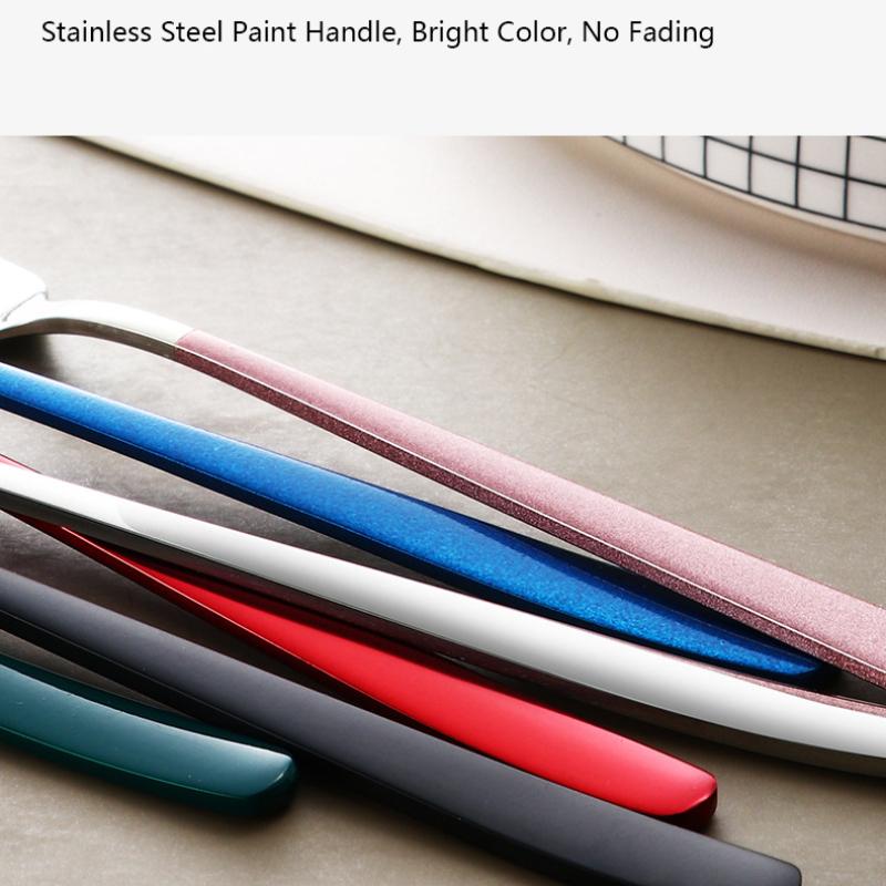 Cutlery Set 304 Tableware Set Portable  Stainless Steel Knife Fork Spoon Dinnerware Set High Quality Travel Flatware with Box