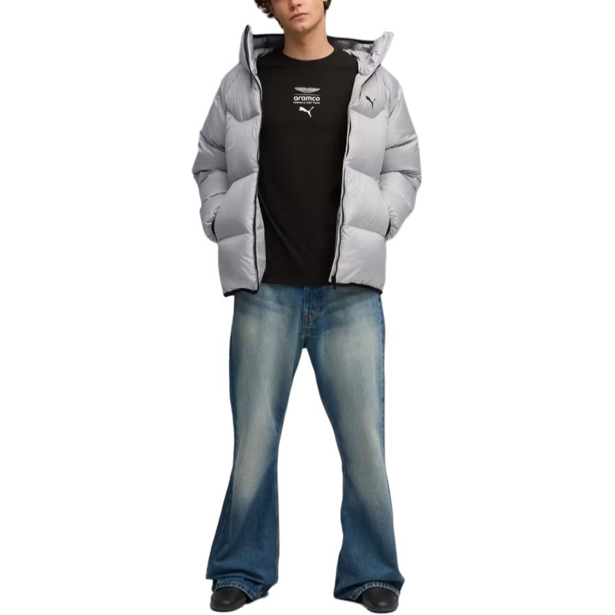 Puma Camiseta Casual de Manga Curta com Gola Careca Team FW25 Aston Martin F1® Masculina Tops 634451-01