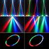 4 IN 1 Beam Effect Super Moving Head Light With Laser Stage Remote DMX Sound Control DJ Discos Show Bar Party Effect Lights