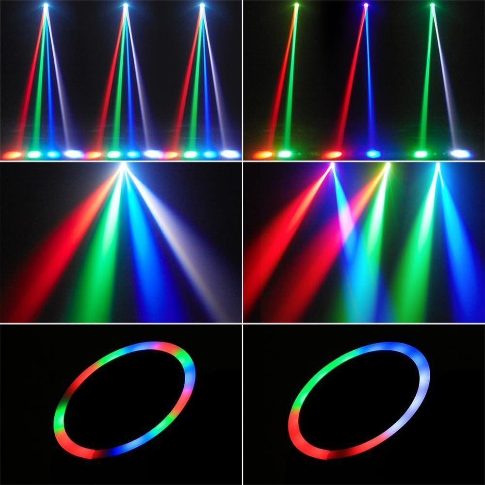 4 IN 1 Beam Effect Super Moving Head Light With Laser Stage Remote DMX Sound Control DJ Discos Show Bar Party Effect Lights