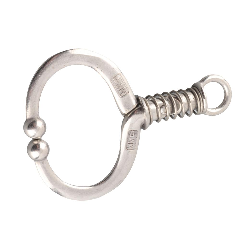 Cattle Nose Ring Cattle Spring Nose Ring Cattle Nose Ring Stainless Steel Cattle Nose Clamp Cow W Spring Nose Ring for Farm