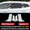 For BYD Song Plus DM-i EV 2023 2024 Car Interior Center Console Screen Protective Film Anti-scratch Repair Sticker Accessories