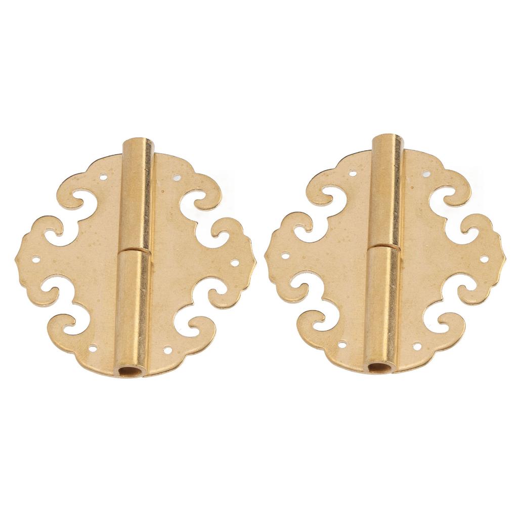 Antique Door Hinges Durable Brass Glossy Classic Antique Style Widely Used Gold Cabinet Hinges for