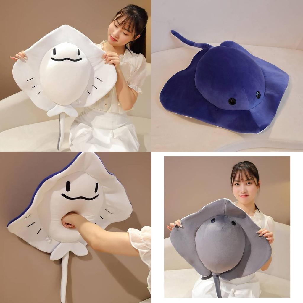 New 2023 Pop Bear Ocean Series Fish Stingray Plush Toy Doll Pillow For Kids