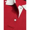 FILA Women's Colorblock Short Sleeve Knit Polo Shirt