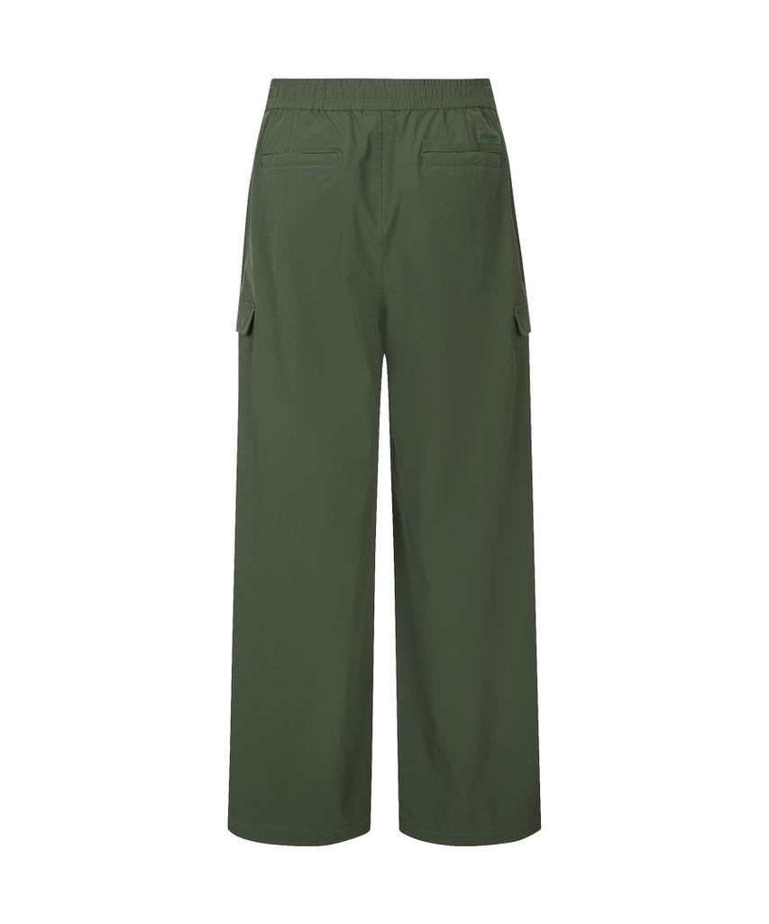 DISCOVERY EXPEDITION Women'S Stretch Woven Training Semi-Wide Cargo Pants (D/Khaki)