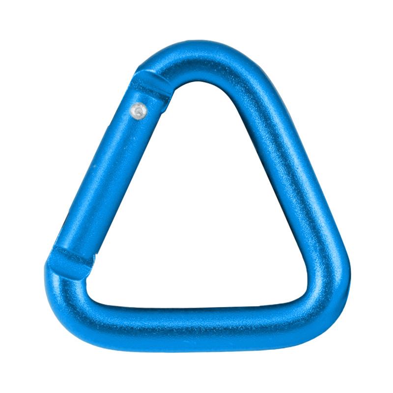 Aluminum Alloy Outdoor Triangular Carabiner Locking Carabiner Clip Keychain Clips for Backpack Camping Hiking Traveling