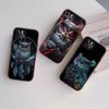 Cartoon Art Owl Phone Case for Samsung S20 S21 S21S S22 S23 S24 FE Ultra Plus Lite F06 F16 M06 M16 M56 A07 A17 A36 A37 A55 A57