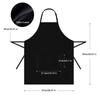 Solid Color Household Waterproof Apron Multi-functional Unisex Work Clothes Pocket Apron  Waiter