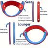 Adjustable Foam Water Recliner and Floating Folding Swimming Chair | Ergonomic Design, Endless Relaxation, Suitable for Pools and Oceans