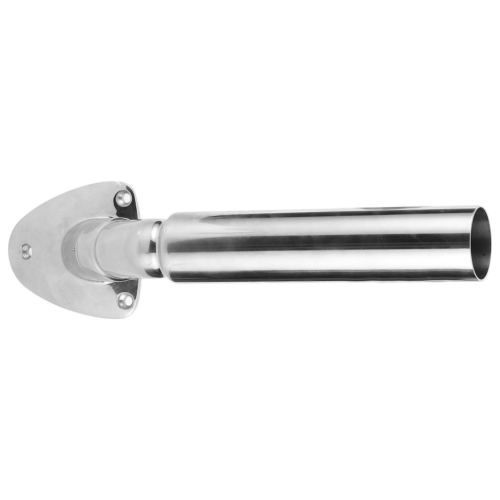 Fishing Rod Polished Holder Outrigger with Deck Mount Marine Yatch Pole Stainless Steel Hold Pipe Tube 40mm