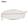 Stainless Steel Round Bbq Net Grill Mesh Roast Nets Bacon Grill Tool Iron Nets Non-Stick Bbq Mat Grid Outdoor Barbecue Accessory