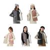Gilet trapuntato da donna, cappotto casual senza maniche, giacca con zip foderata in pile, capospalla caldo autunnale invernale con tasche