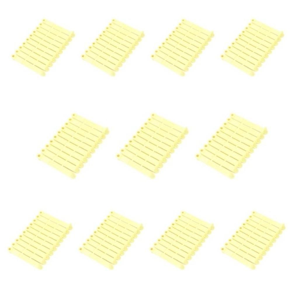 100Pcs Durable Livestock Ear Tags Yellow Animal Ear Tags Perfect Ear Tags Pig жёлтый