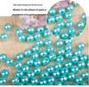 High Gloss ABS Imitation Pearl Beads: 3mm-20mm, Round, Straight Hole, Pure White/Rice White, DIY Crafting