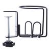 Horizontal Vertical Mount Water Bottle Storage Tray Universal Desktop Mug Rack  Office
