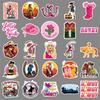50 Pictures of Cowgirl Personalized Graffiti Decorative Skateboard Suitcase Guitar Computer Stickers